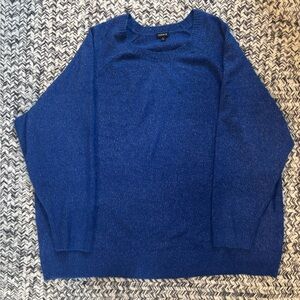 Torrid Women’s 5X Deep Blue Oversized Crewneck Sweater